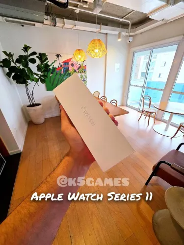 Apple Watch Series 11 42m Jet Black - Lacrado - ATENÇÃO ABC SP