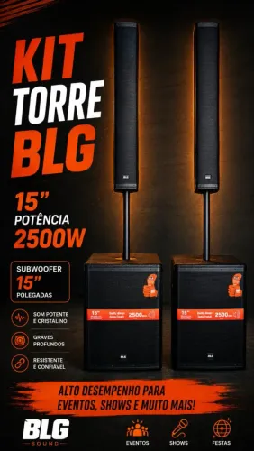 Caixa som torre BLG
