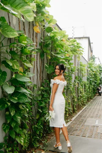 Vestido de casamento civil 