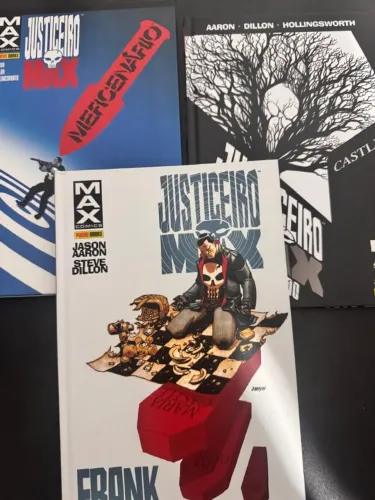 Lote Justiceiro Max: Desabrigado, Frank, Mercenário .