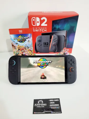 Nintendo Switch 2 Impecável com Caixa (Aceito Cartão)
