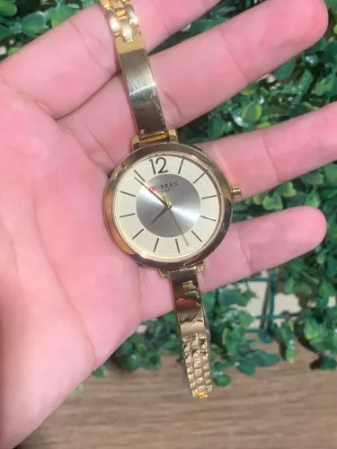 Relógio feminino curren a prova de água 