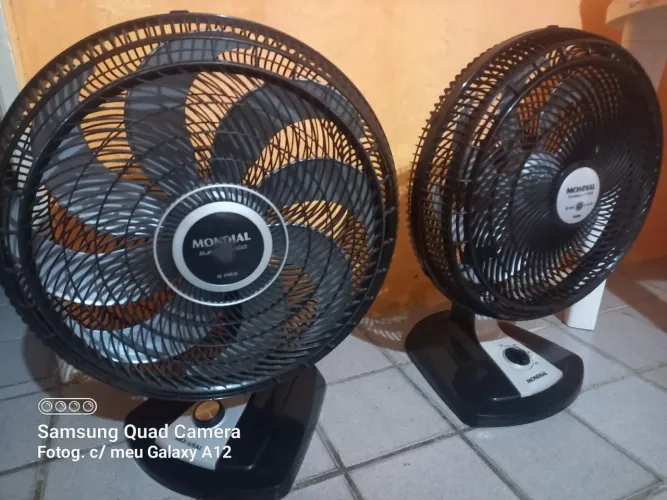 2 ventiladores mondial de 40cm peço que leia o anúncio