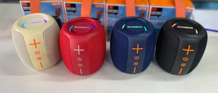 Caixa de som portátil boombox