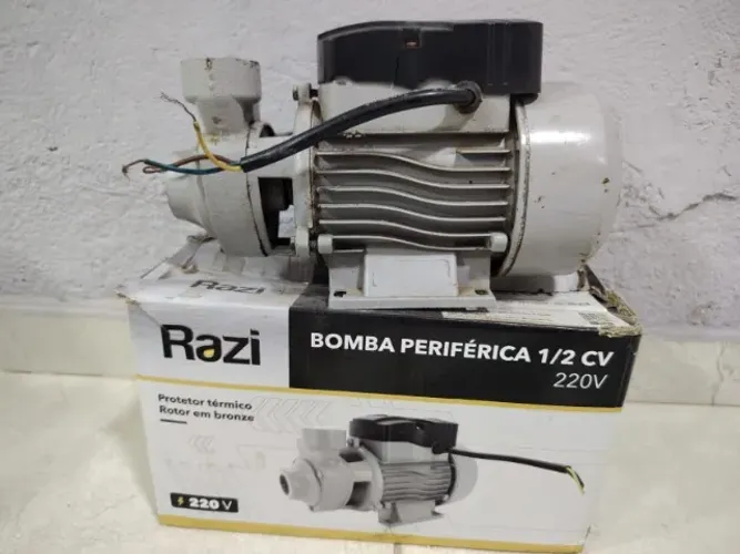 Bomba D' Água Periférica 1/2CV Razi 220Volts *precisa trocar rotor