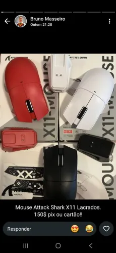 Mouse attack shark x11