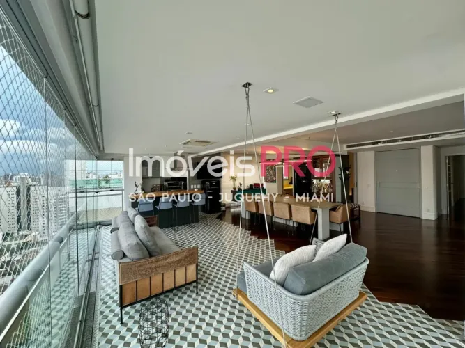 Apartamento 220m² 4 quartos 3 suítes 4 vagas no Campo Belo