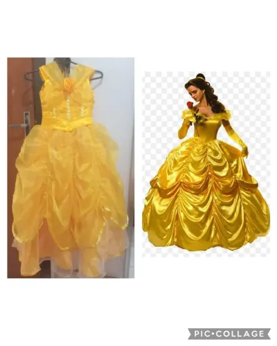 Vestido bela e a fera