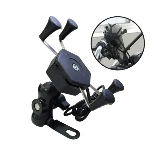 Carregador Suporte Celular Moto Garra