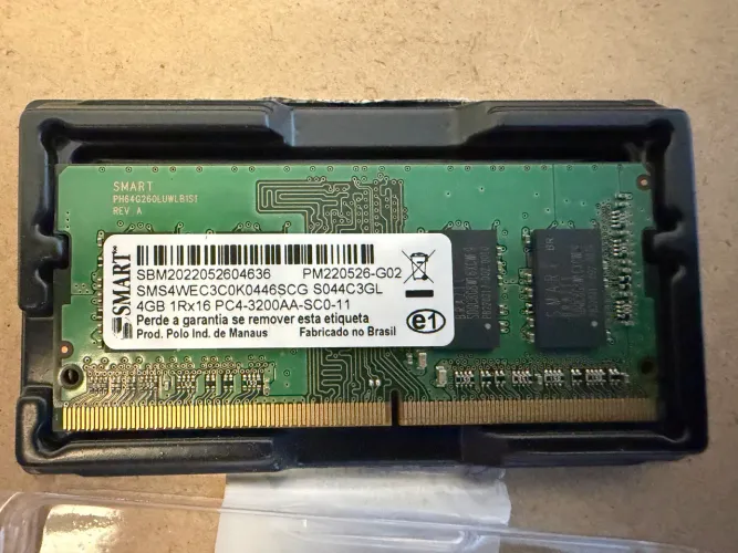 Memória RAM DDR4 PC4 3200 Notebook