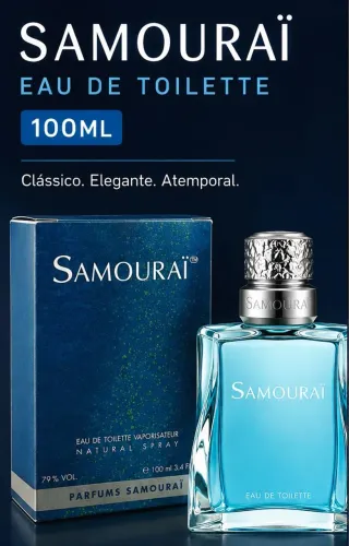 Eau de Toilette, Perfume Samourai Japonês (Lacrado, importado e raro no Brasil) 100ml.
