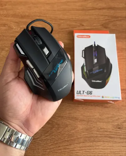 Mouse Gamer RGB Para Jogos Até 3200dpi