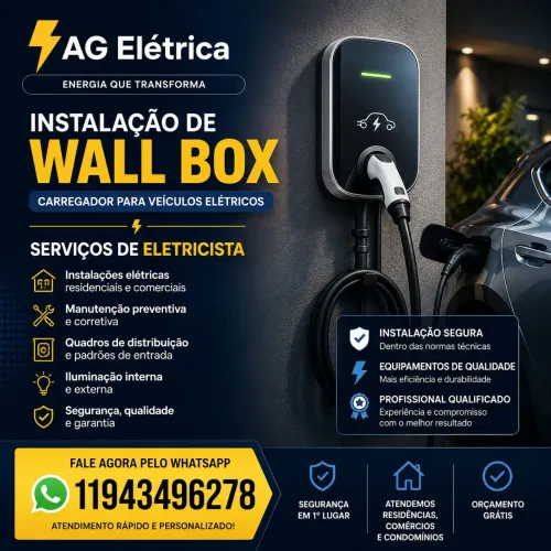 Instalação de wall box 