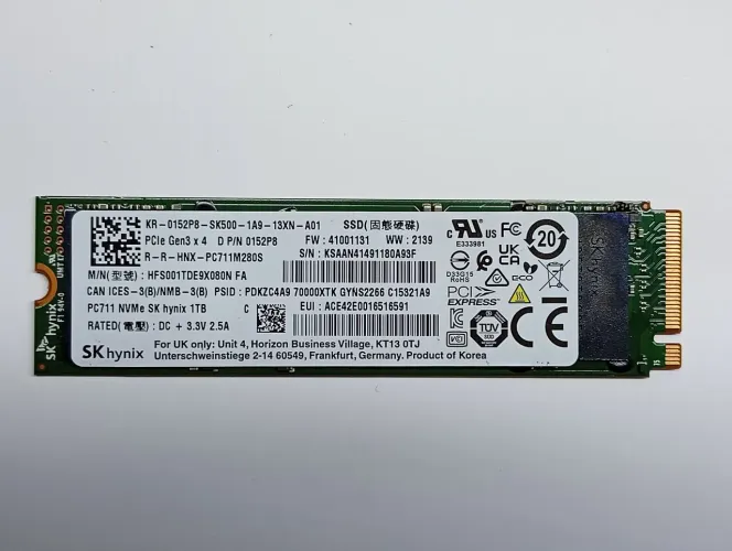 Nvme 1 terabyte hynix com windows 11 