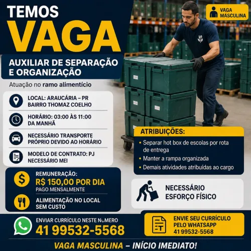 AUXILIAR DE SEPARAÇÃO