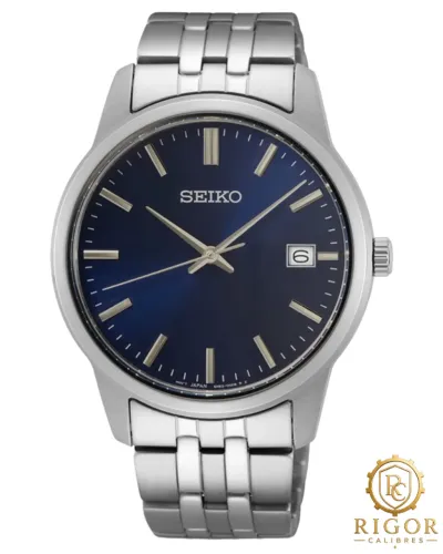 Relógio Masculino Seiko SUR399: Safira, Aço Inox, 100m, 40mm, Quartzo, Estilo Clássico