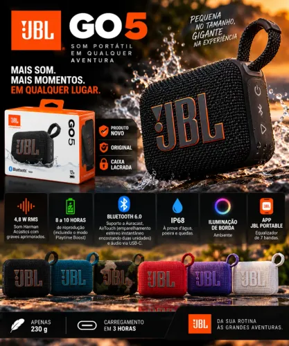 Caixa Som JBL GO 5