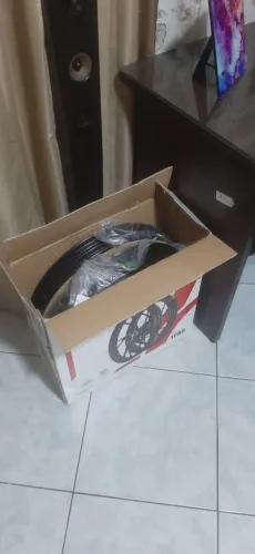 Rodas Titan 160 pé de galinha na caixa