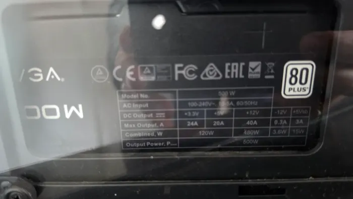 Fonte + Gabinete Gamer e 1 fan