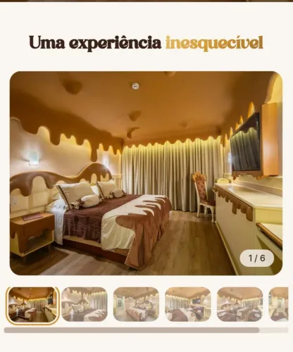 Diárias no hotel chocoland em Gramado