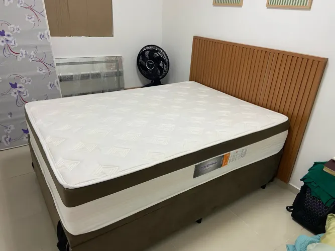 Cama Box Casal com Baú 