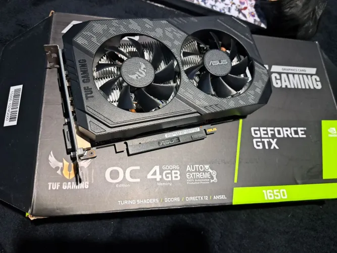 Placa de vídeo gtx 1650 asus TUF oc edition 