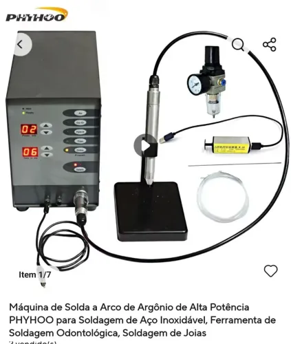 Máquina de solda tig para protético ourives