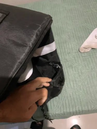 bag 35 lt usada uma unica vez, impecavel