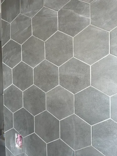 Porcelanato Hexagonal Cinza Gabriella SE70005 - 1 Caixa (1m²)