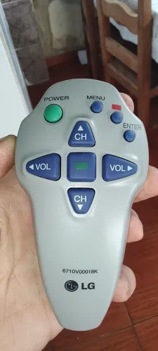 Controle remoto tv lg gamer raro zerado veja vintage ctr  tv de tubo 