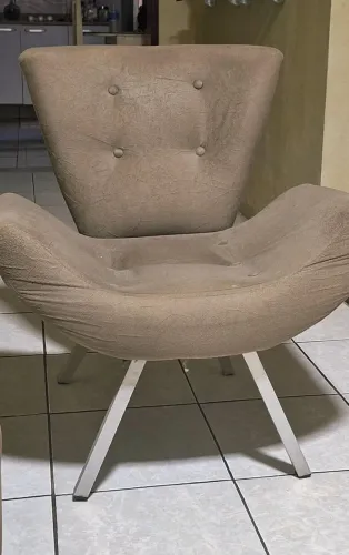 Poltrona de veludo
