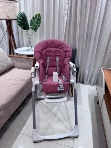 Cadeira de alimentação de bebê Burigotto Prima pappa zero 3 - rosa (USADA)