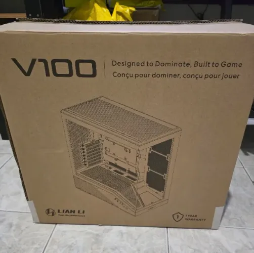 Gabinete Lian Li Vector V100X Mid-Tower + 3 Fans Thermalright TL-C12C 120mm PWM