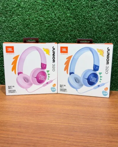 Fone Infantil JBL Junior 320 - Volume Seguro 85dB, Microfone - Novo, Entrega Grátis