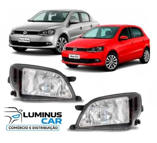 Par de Farol de Milha Gol G6 e Voyage G6
