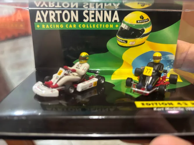 F1 Minichamps Ayrton Senna Kart 1:43