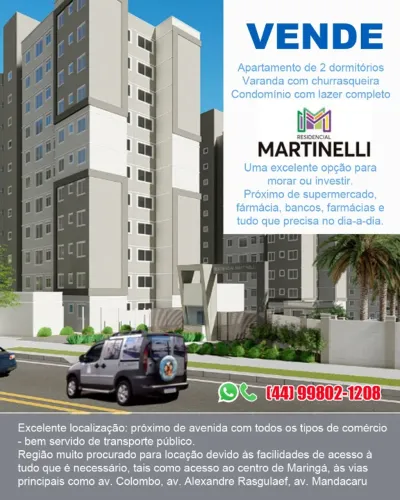Apartamento de 2 quartos ótima localização