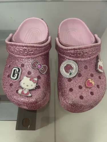 Crocs glitter rosa