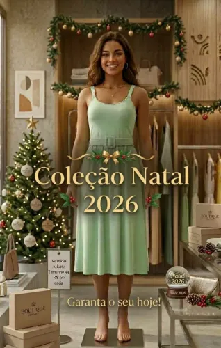 Vestido Adulto Coleção de Natal 2026
