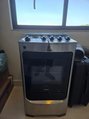 Fogão Inox 4 bocas inox acendimento automático Consul