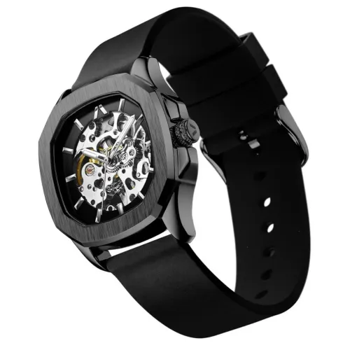 Relógio Automático Acto Watches Legacy All Black Skekeleton 40mm