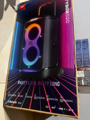 JBL PARTYBOX 520 NOVA SEM USO LACRADA