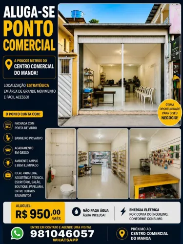 Aluguel ponto comercial 