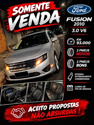 Ford Fusion SEL 3.0 V6 AWD 24V 243cv Aut. 2010