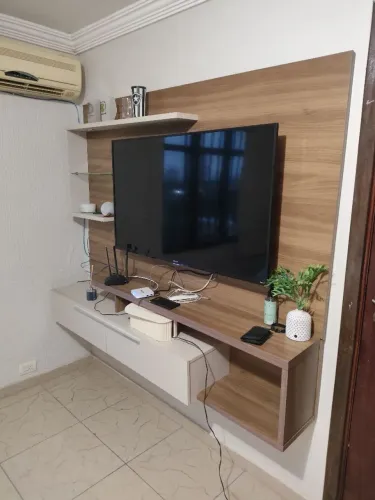 Painel + rack para TV