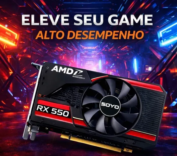 Rx 550 4GB Placa de Vídeo 