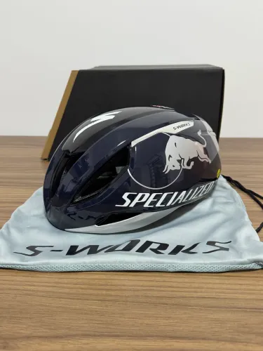 Capacete Raro Specialized S - Works Evade 3 Edição Red Bull Tam G