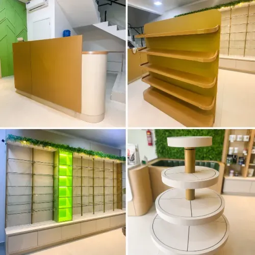 Móveis Loja Alto Padrão - Estrutura completa para vários setores. 100% MDF.