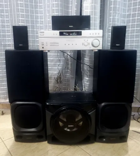 Home Teather Sony 5.1 com Receptor Bluetooth