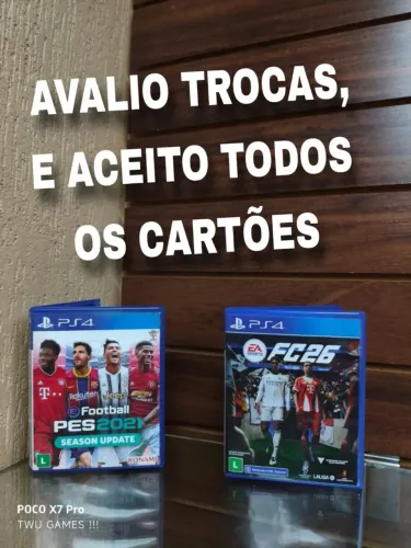 PES 2021 + FC 26 para ps4